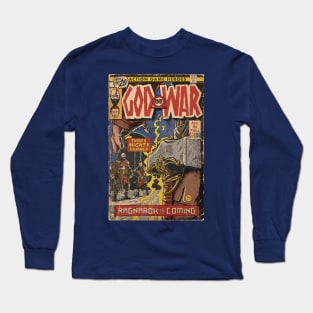 God of War Ragnarök Comic book cover Fan Art Long Sleeve T-Shirt